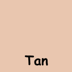 Tan color swatch