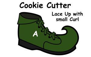 Cookie Cutter 1 color elf shoe option